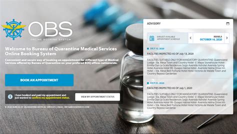 bureau of quarantine tabaco|BOQ Online Booking System New URL .